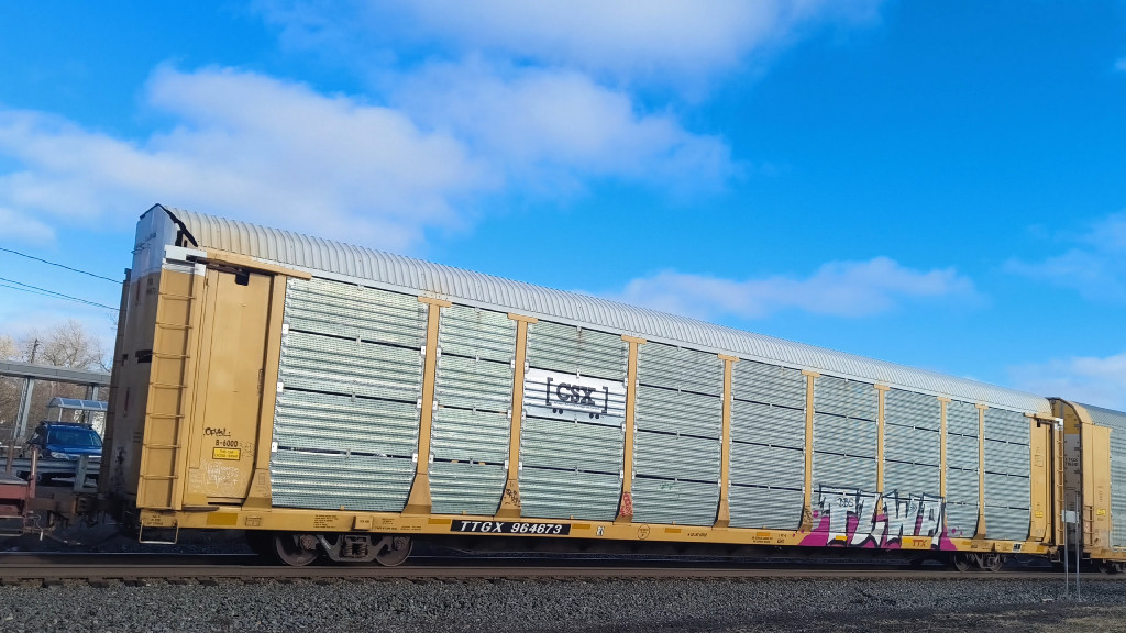 CSX B6000 (Body) TTGX 964673 (Flat)